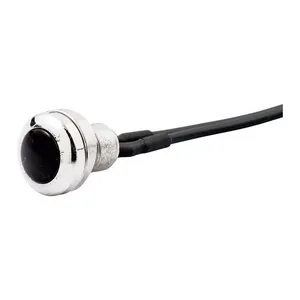 MCS Smooth push button switch. two-tone polished/black