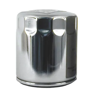 Champion Champion, spin-on oil filter. Chrome
