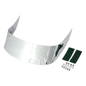 MCS Fatboy rear fender tip, smooth. Chrome