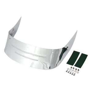 MCS Fatboy rear fender tip, ribbed. Chrome
