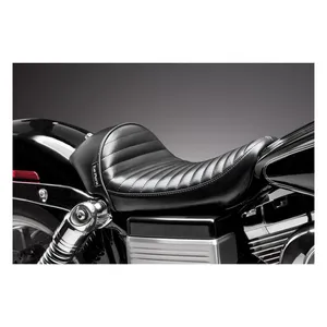 Le Pera LePera, Stubs Cafe solo seat. Black, pleated