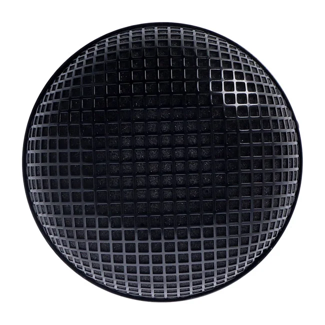 MCS Breather style air cleaner assembly, round. Black - 508797