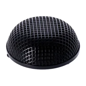 MCS Breather style air cleaner assembly, round. Black