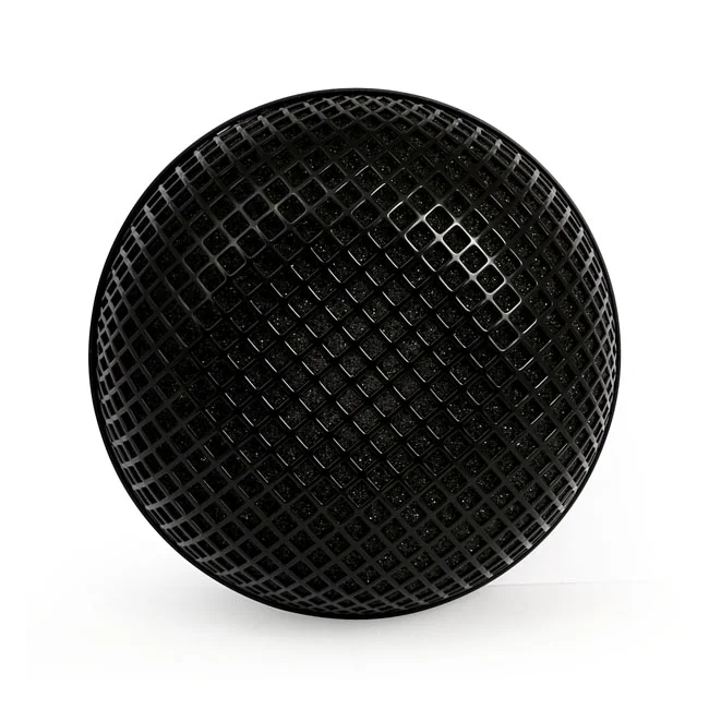 MCS Breather style air cleaner assembly, round. Black - 508798