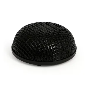 MCS Breather style air cleaner assembly, round. Black