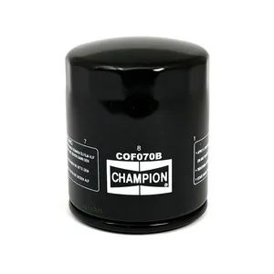 Champion Champion, spin-on oil filter. Black
