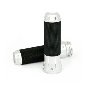 MCS Cobra, billet aluminum grips. SP Chrome