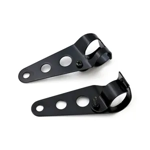 MCS Frisco, side mount headlamp bracket set. Black