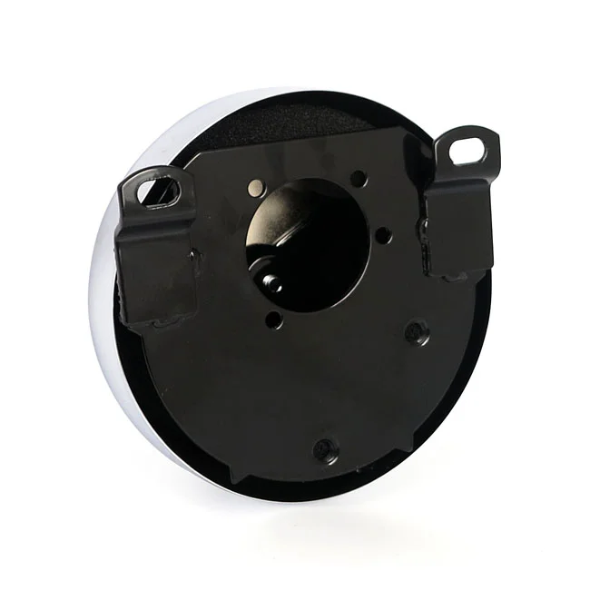 MCS 7" round CV air cleaner assembly. Chrome - 509322
