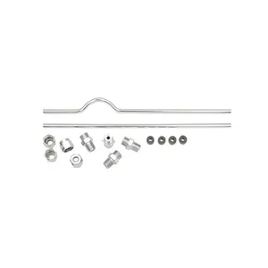 MCS Sportster rocker box oil line kit. Chrome