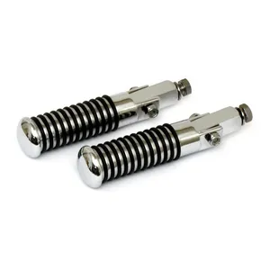 MCS Sundance O-ring foot pegs. universal 1/2-20 mount. Chrome