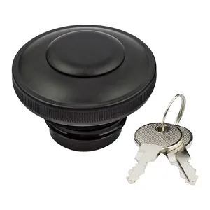 MCS Gas cap vented with lock, black