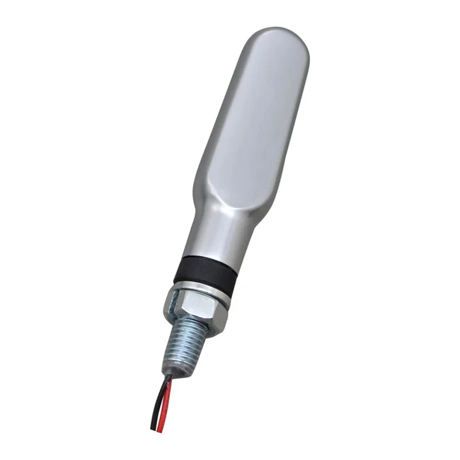 Daytona D-Light mini LED turn signal set. Chrome, clear lens