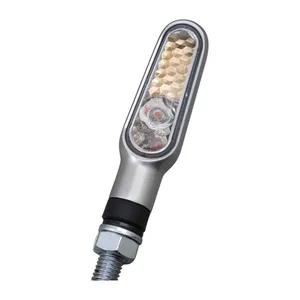 Daytona Daytona,D-Light mini LED turn signal set. Silver, clear lens