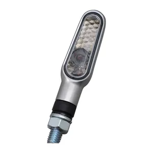 Daytona Daytona,D-Light mini LED turn signal set. Silver, smoke lens
