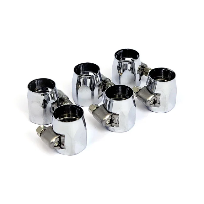 MCS Econ-o-fit hose clamps. 5/16" to 3/8". Chrome - 510470