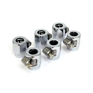 MCS Econ-o-fit hose clamps. 5/16" to 3/8". Chrome