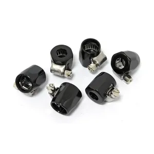 MCS Econ-o-fit hose clamps. 1/4". Black