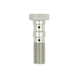TRW TRW double Banjo Bolt silver anodized M10x1.25