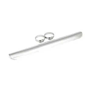 MCS Universal smooth heat shield 18" long chrome