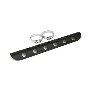 MCS Universal bullet hole heat shield 14" long black