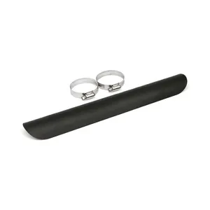 MCS Universal smooth heat shield 14" long black