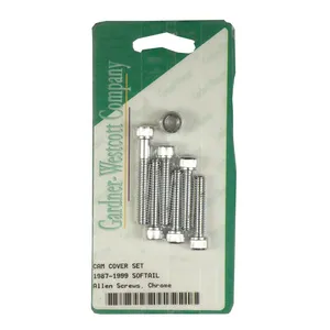 Gardner-Westcott Cam cover screw kit, chr. allen