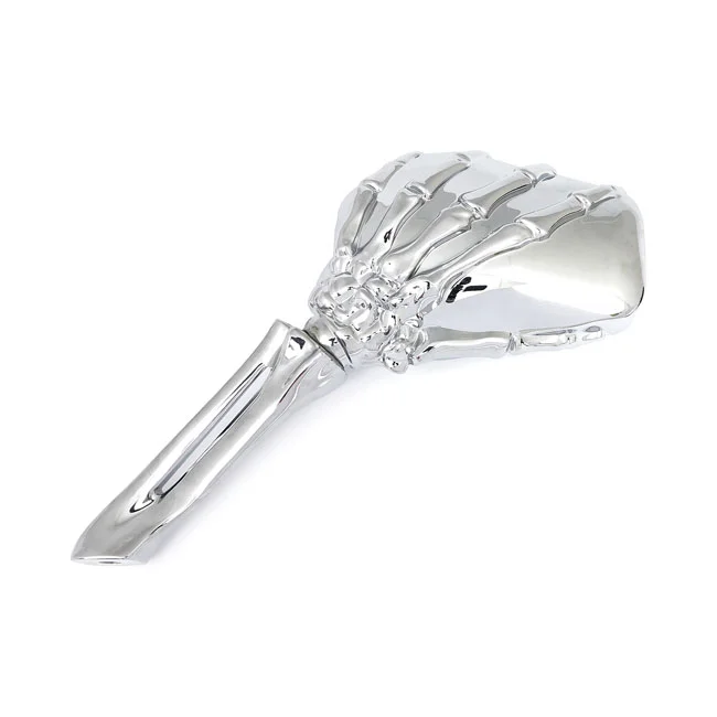 MCS Skeleton mirror set, full chrome - 510608