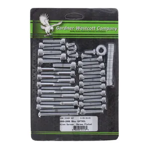Gardner-Westcott Big Twin side cover mount kit, chr. allen