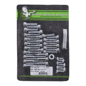 Gardner-Westcott Big Twin side cover mount kit, chrome allen