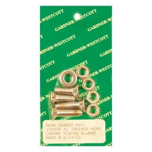 Gardner-Westcott Gardner-Westcott, fender strut mount kit. Chrome Allen head