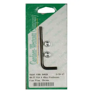 Gardner-Westcott Gardner-Westcott, fork slider & case drain screw kit