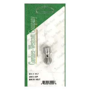 Gardner-Westcott Brake banjo bolt tapered allenhead M10x1.00
