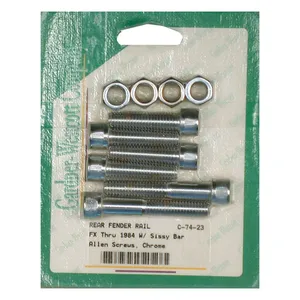 Gardner-Westcott Gardner-Westcott, fender strut mount kit. Chrome Allen head