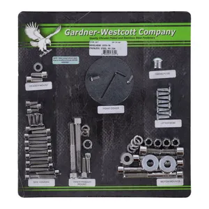 Gardner-Westcott Motor screw set, polished ss allen