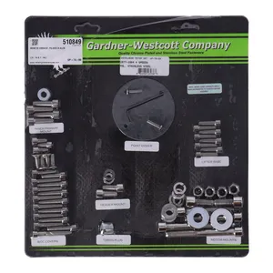 Gardner-Westcott Motor screw set, polished ss allen