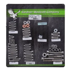 Gardner-Westcott Motor screw set, polished ss allen