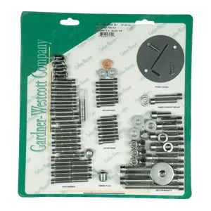 Gardner-Westcott Motor screw set, polished ss allen