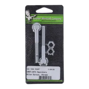 Gardner-Westcott Gardner-Westcott, gas tank mount kit. Chrome Allen