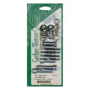 Gardner-Westcott Gardner-Westcott, fender strut mount kit. Chrome Allen head