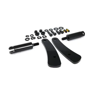 MCS Adjustable Dyna highway peg mount kit, black