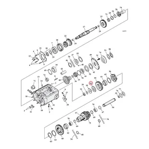 MCS Washer, transmission countershaft gear end .105"