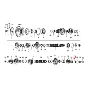 MCS Bearing, transmission countershaft