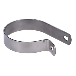 MCS Muffler short P-clamp 3-1/4". Stainless