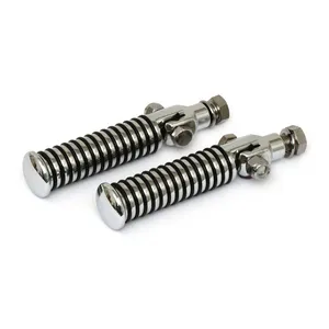 MCS Passenger O-ring foot peg kit. Chrome