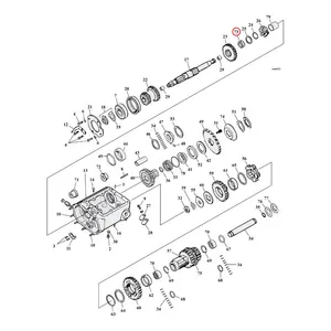 Jims JIMS bushing,, transmission mainshaft 2nd & 3rd gears