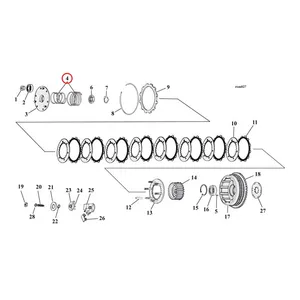 MCS Clutch spring, one-piece Heavy-Duty