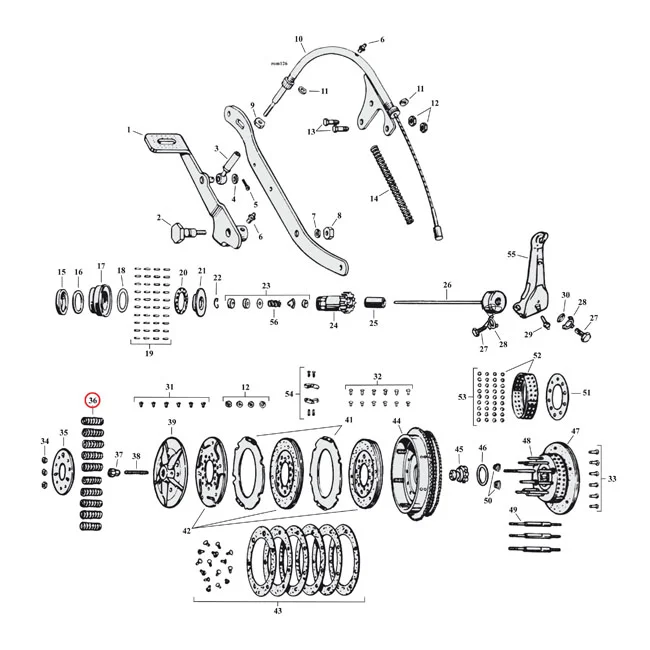 Barnett Clutch spring set 41-67 - 38077-41