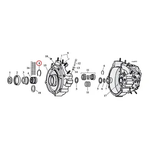 MCS Retaining ring, sprocket shaft bearing
