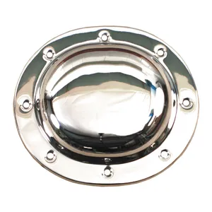 MCS Derby cover, tin primary. Plain chrome